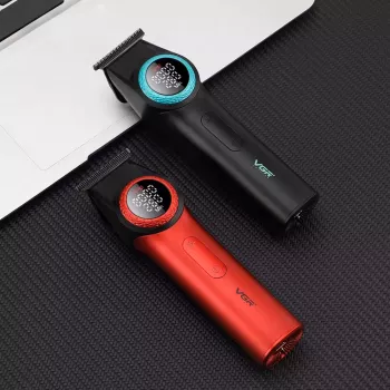 DLC Blade Hair Clipper with LED Display for Clean Fades