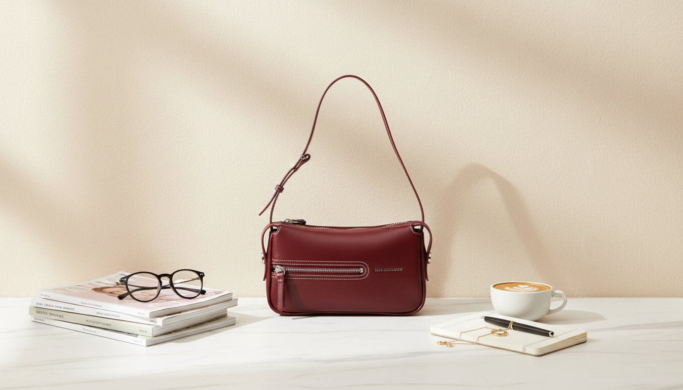 Mahjong-Inspired Split Leather Baguette Bag Guide