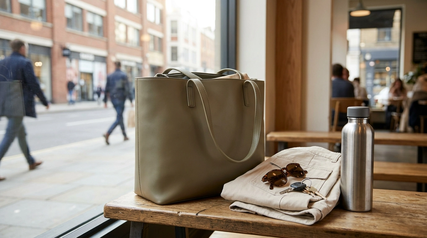 Synthetic Leather Casual Tote: Easy-Care Daily Carry