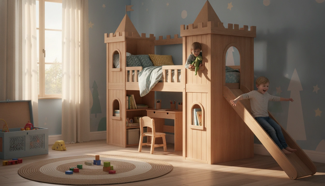 Castle Bed Benefits: Sleep, Play, Space-Saving Fun