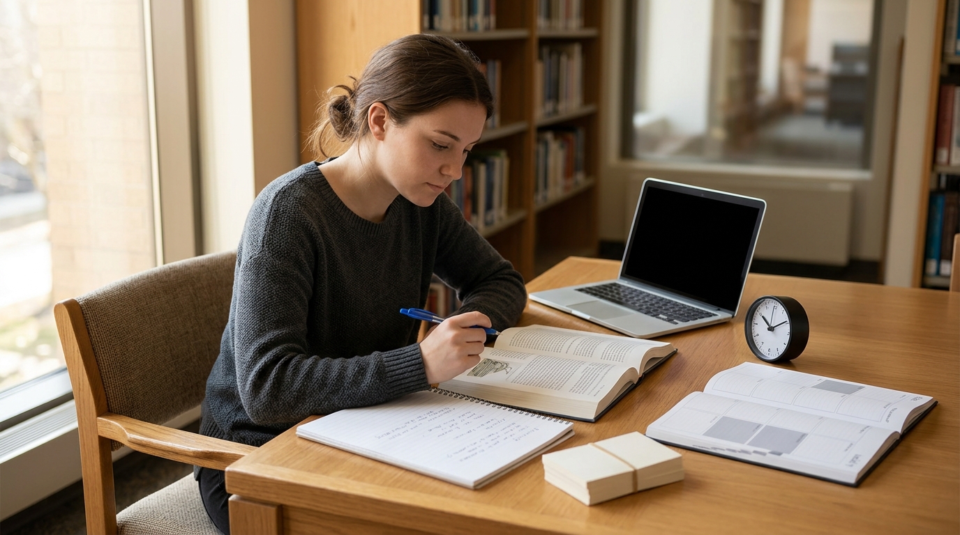 Four Types of Study Skills: Time, Notes, Reading, Tests