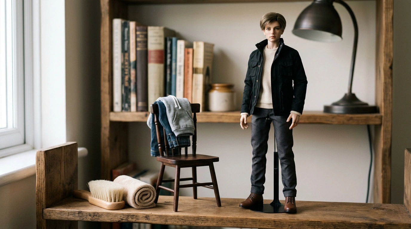 Pega 1/4 Male BJD: Scale, Styling, Posing & Care