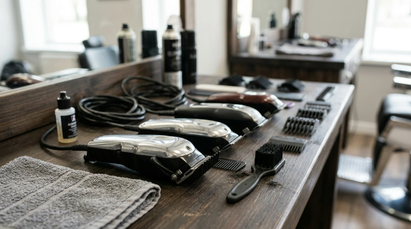 10 Pro Barber Clippers for Fades, Blends, and Bulk