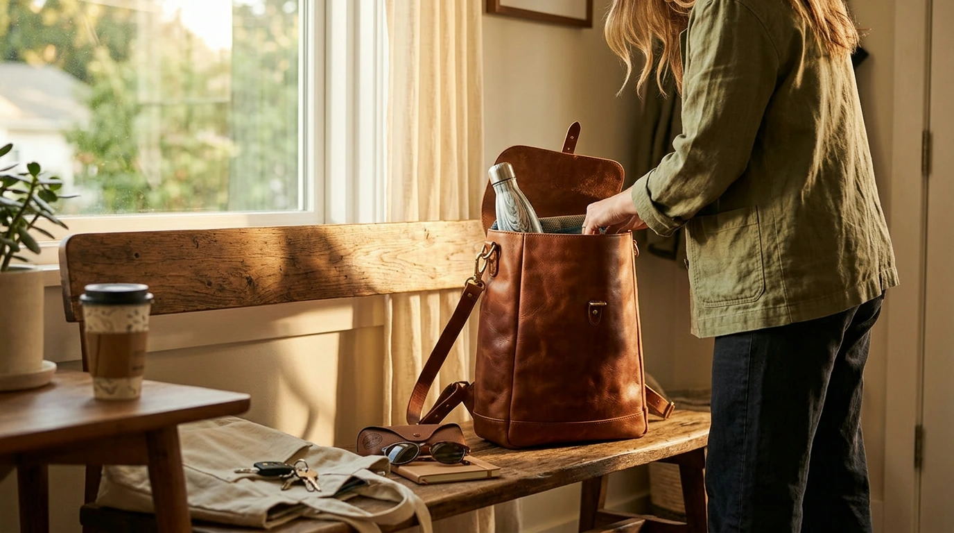 How to Choose a Leather Backpack Purse for Daily Use