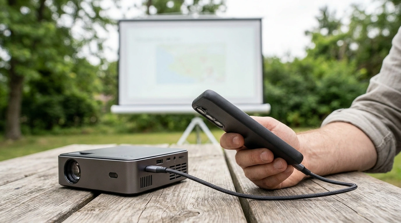 Connect Your Phone to a Portable Projector: A Quick Guide