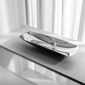 Modern Hollow Stainless Fruit Plate: Fresher Countertop Style