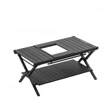 Folding Aluminum Camp Table for Easy Meals Anywhere