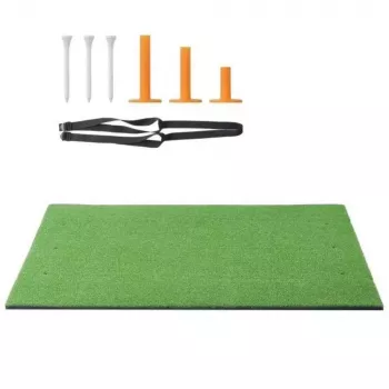 Practice Anywhere: Golf Hitting Mat With Tees Guide