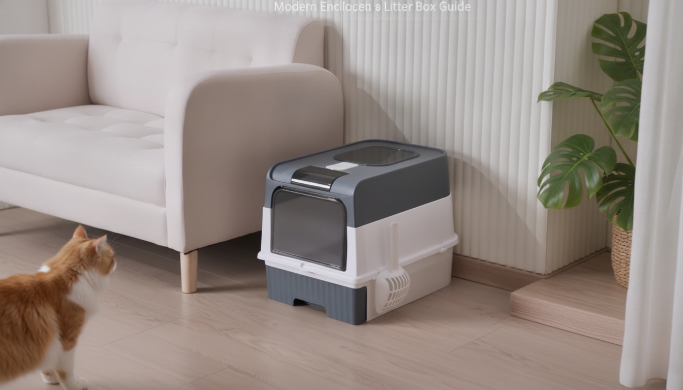 Best Odor-Control Cat Litter Box: Enclosed & Spacious